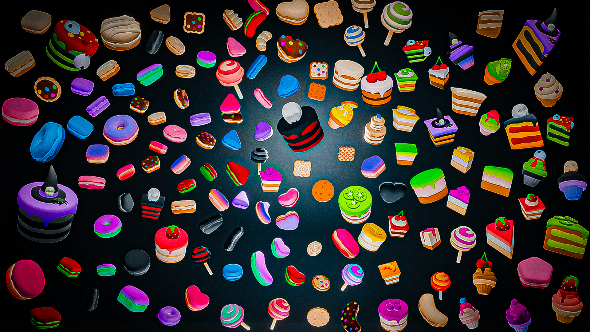 3D Models of Sweets